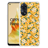 Hoesje geschikt voor Oppo Reno8 T 4G Vintage Bloemenprint