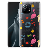 Hoesje geschikt voor Xiaomi Mi 11 - Summer Flamingo