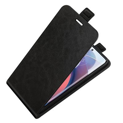 Cazy Flip Hoesje geschikt voor Motorola Edge 30 Fusion - Zwart