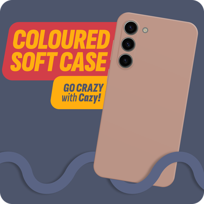 Cazy Soft Color TPU Hoesje geschikt voor Samsung Galaxy S23+ - Roze