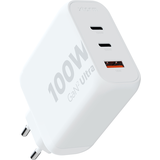 Xtorm 100W GaN2-Ultra Thuislader - 2 x USB-C en 1 x USB-A - Wit