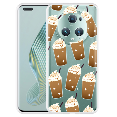 Cazy Hoesje geschikt voor Honor Magic5 Pro Frappuccino's