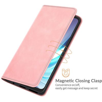 Cazy Wallet Magnetic Hoesje geschikt voor Motorola Moto G50 - Roze