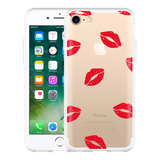 Hoesje geschikt voor iPhone 7 - Red Kisses