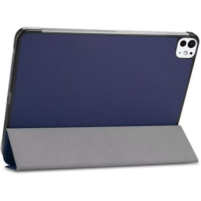Cazy TriFold Hoes met Auto Slaap/Wake geschikt voor iPad Pro 13 2024 (7th Gen) - Blauw