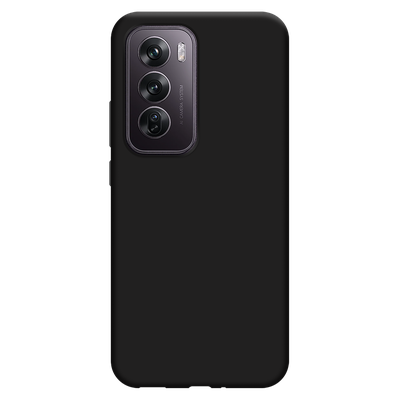 Cazy Soft TPU Hoesje geschikt voor Oppo Reno12 Pro - Zwart