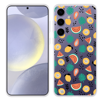 Cazy Hoesje geschikt voor Samsung Galaxy S24+ Tropical Fruit