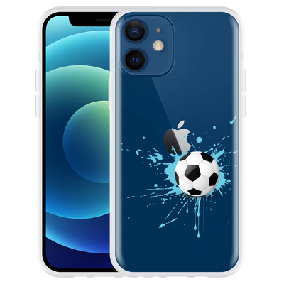 Cazy Hoesje geschikt voor iPhone 12 - Soccer Ball
