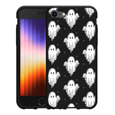 Cazy Hoesje Zwart geschikt voor iPhone 7/8 - Spookjes
