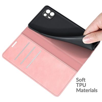Cazy Wallet Magnetic Hoesje geschikt voor Motorola Edge 20 Lite - Roze