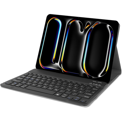 Cazy Hoes met Toetsenbord geschikt voor iPad Pro 11 2024 (5th Gen) - Qwertz indeling - Zwart