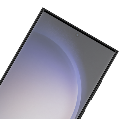 Cazy Full Cover Screenprotector geschikt voor Samsung Galaxy S23 Ultra - 2 stuks Screenprotectors Gehard Glas - Zwart