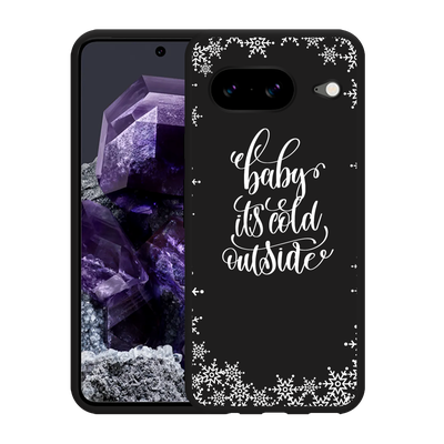 Cazy Hoesje Zwart geschikt voor Google Pixel 8 Cold Outside