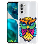 Hoesje geschikt voor Motorola Moto G52 - Colorful Owl Artwork