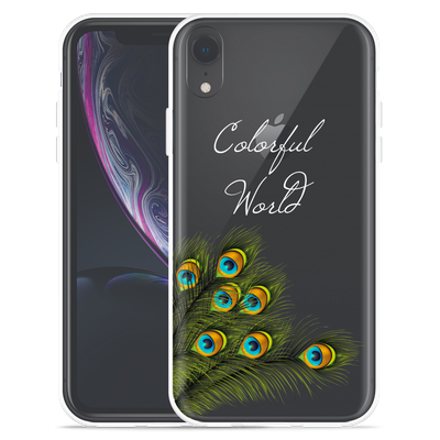 Cazy Hoesje geschikt voor iPhone Xr - Peacock World