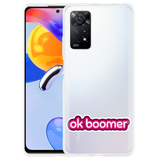 Hoesje geschikt voor Xiaomi Redmi Note 11 Pro/11 Pro 5G - OK Boomer