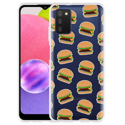 Cazy Hoesje geschikt voor Samsung Galaxy A03s - Burgers