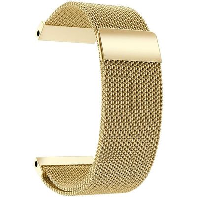 Just in Case Watch Strap Garmin Fenix 5X - Milanese Band - Gold