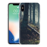 Hoesje geschikt voor iPhone Xs - Dark Forest