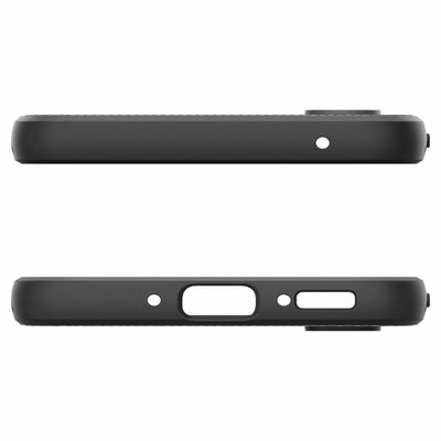 Hoesje geschikt voor Samsung Galaxy A54 - Spigen Liquid Air Case - Zwart