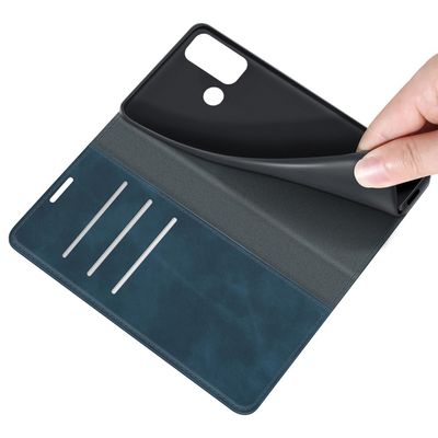 Cazy Wallet Magnetic Hoesje geschikt voor Motorola Moto G60s - Blauw