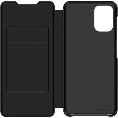 Samsung Hoesje geschikt voor Galaxy A02s - Flip Wallet Cover - Zwart