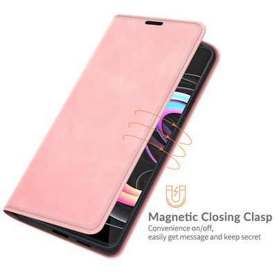Cazy Wallet Magnetic Hoesje geschikt voor Motorola Edge 20 Lite - Roze