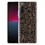 Cazy Hoesje geschikt voor Sony Xperia 10 IV - December Mood