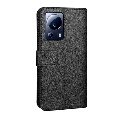 Cazy Wallet Classic Hoesje geschikt voor Xiaomi 13 Lite - Zwart