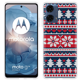 Hoesje geschikt voor Motorola Moto G04/G04s/G24/G24 Power Gebreide Kersttrui II