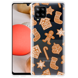 Hoesje geschikt voor Samsung Galaxy A42 - Christmas Cookies