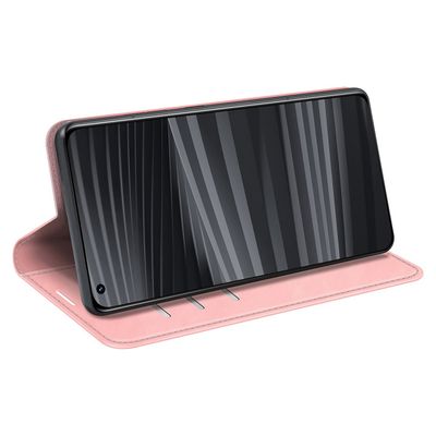 Cazy Wallet Magnetic Hoesje geschikt voor Realme GT2 Pro - Roze