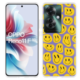 Hoesje geschikt voor Oppo Reno11 F Smileys