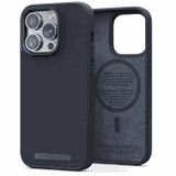 Njord Collections Lederen Hoesje geschikt voor iPhone 14 Pro- Genuine Leather - 2M Valbescherming - Zwart