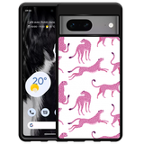 Hardcase hoesje geschikt voor Google Pixel 7 - Roze Cheeta's