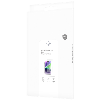 Cazy Tempered Glass Screen Protector geschikt voor iPhone 14 Plus - Transparant
