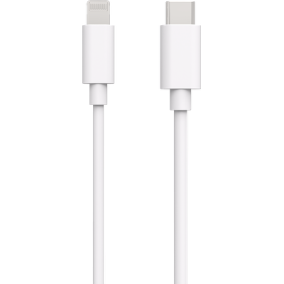 Just in Case Essential USB-C to Lightning Cable (75cm) - White