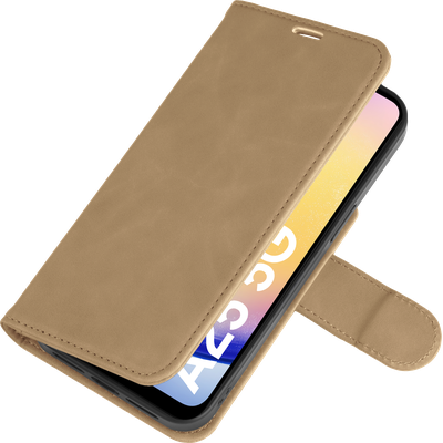 Cazy Uitneembaar Wallet Hoesje voor Samsung Galaxy A25 - Magnetisch 2-in-1 Hoesje met Pasvakjes - Taupe