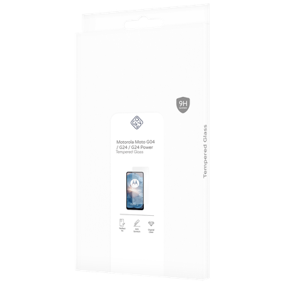 Cazy Screenprotector geschikt voor Motorola Moto G04/G04s/G24/G24 Power - Screenprotector van Gehard Glas