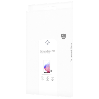 Cazy Tempered Glass Screen Protector geschikt voor Samsung Galaxy A53 - Transparant - 2 stuks