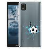Hoesje geschikt voor Nokia C2 2nd Edition - Soccer Ball