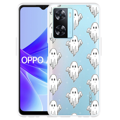 Cazy Hoesje geschikt voor Oppo A57s - Spookjes