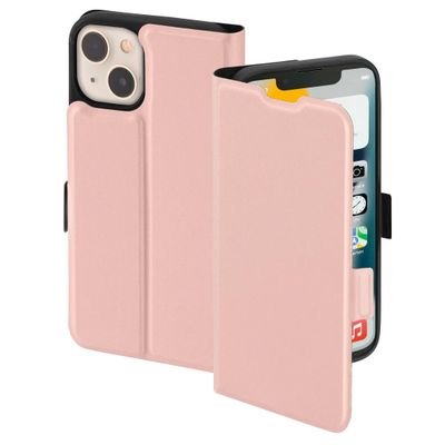 Hama Booklet Single 2.0 Cover Hoesje geschikt voor Apple iPhone 13 - Pasvakjes - Magnetische sluiting - Standfunctie - Perfecte Pasvorm - Roze