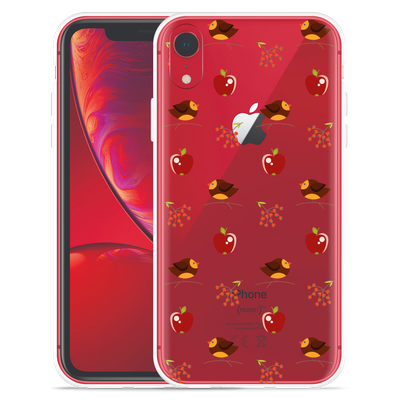 Cazy Hoesje geschikt voor iPhone Xr - Apples and Birds