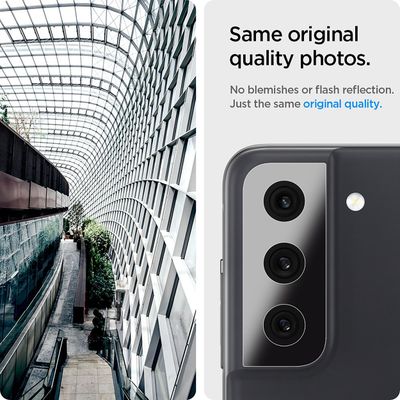 Samsung Galaxy S21 FE Lens Protector - Spigen Cameralens Tempered Glass - 2 pack