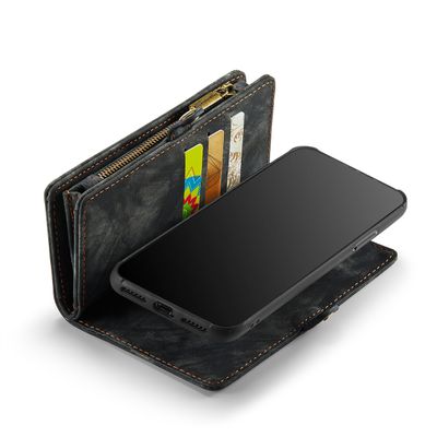 Caseme Case iPhone 7/8/SE 2020/2022 - Multifunctional Wallet - Black