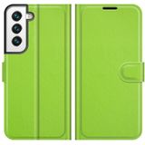 Portemonnee Wallet Hoesje geschikt voor Samsung Galaxy S22 - Groen