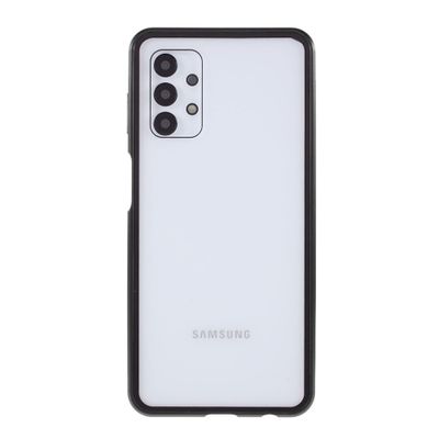 Cazy Magnetic Glass Hoesje geschikt voor Samsung Galaxy A32 5G - Zwart