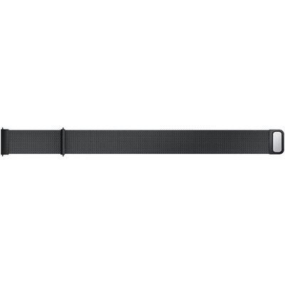 Cazy Bandje geschikt voor Samsung Galaxy Watch 6 / 5 / 4 - Milanees Watchband - Zwart