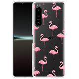 Hoesje geschikt voor Sony Xperia 5 IV - Flamingo
